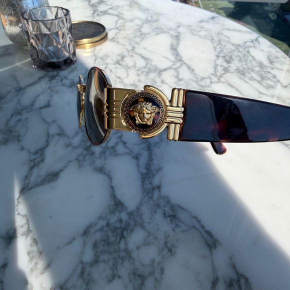 Vintage Versace Sunglasses S72 07M Rare 1990s Gianni Versace - Picture 8 of 13